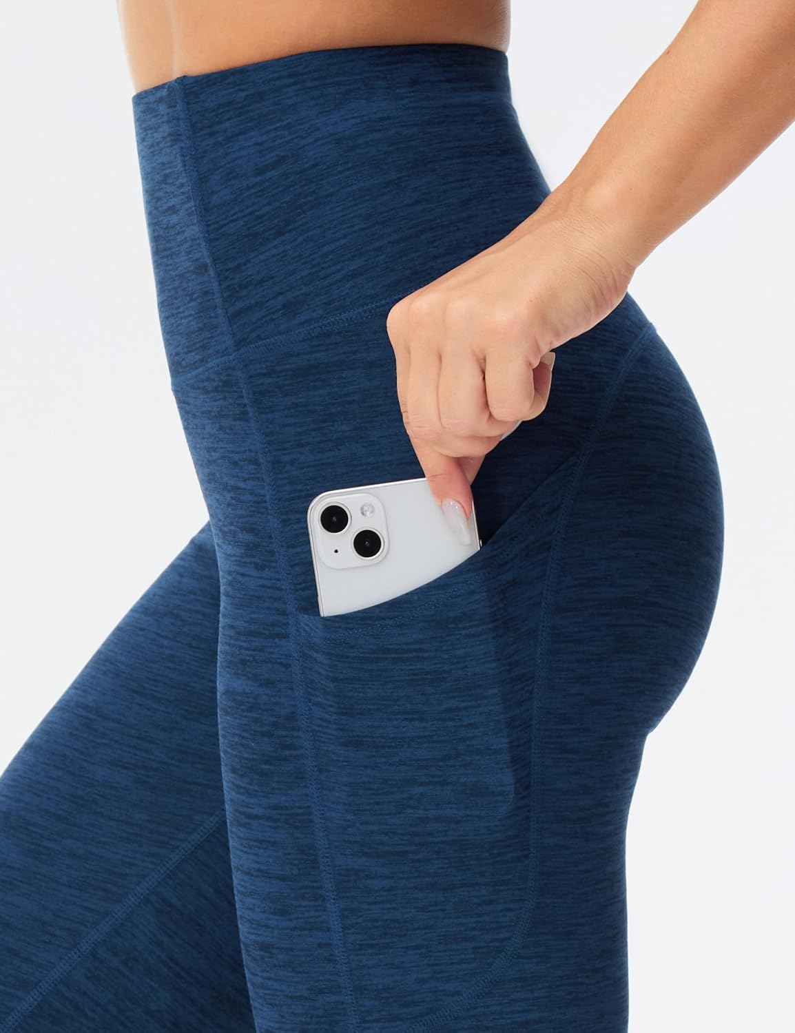 Thick High Waist Yoga Pants with Pockets, Tummy Control Workout Running Yoga Leggings for Women - Colors B