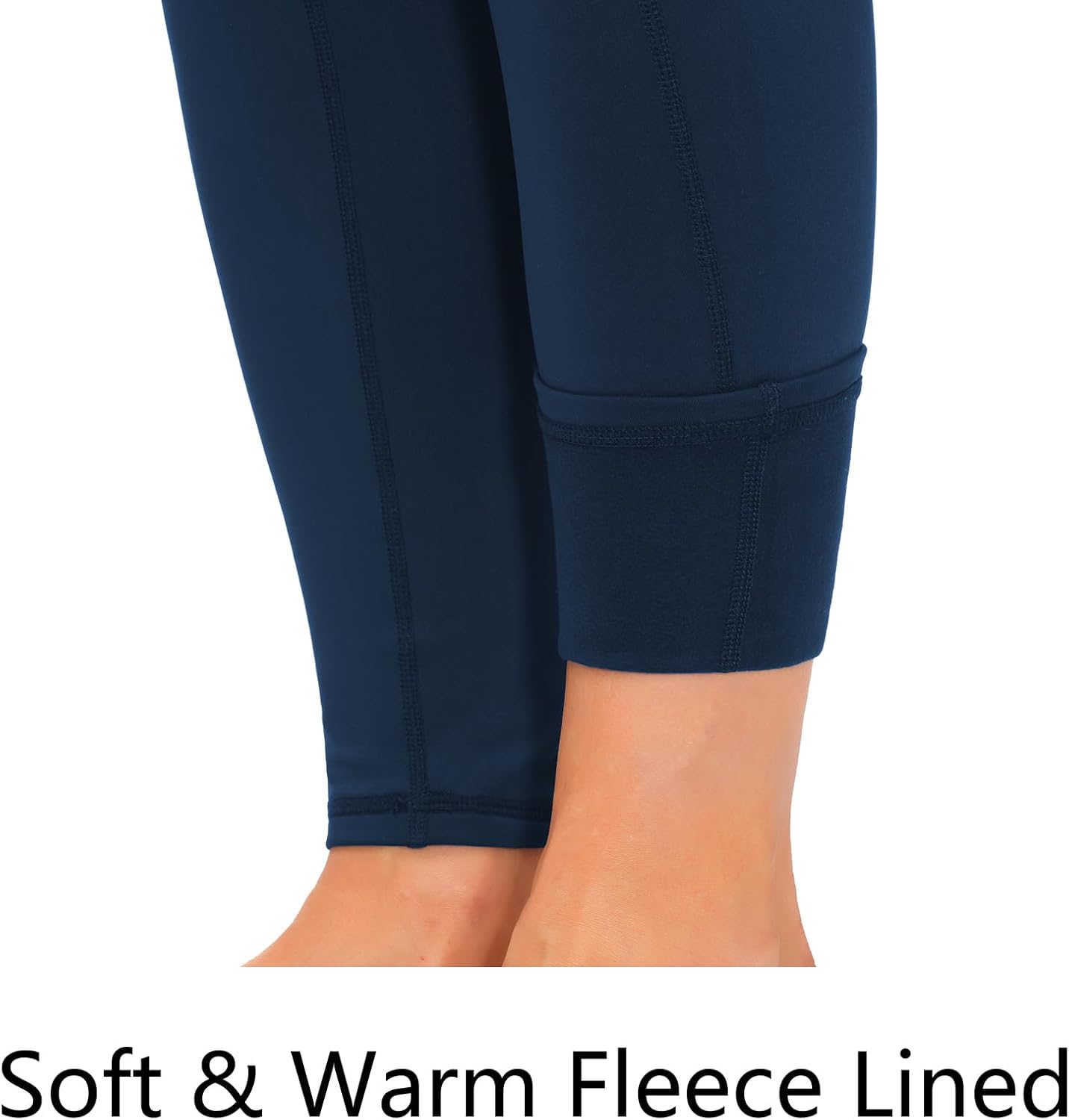 Thick High Waist Yoga Pants with Pockets, Tummy Control Workout Running Yoga Leggings for Women - Colors B