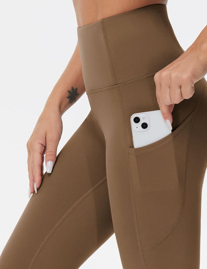 Thick High Waist Yoga Pants with Pockets, Tummy Control Workout Running Yoga Leggings for Women - Colors B