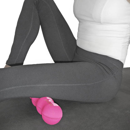 Combines Massage Balls & Foam Roller for Neck, feet, Back, Shins, Calves, hips, Glutes. Portable. Great Travel Roller for Plane and car. Easy to use.