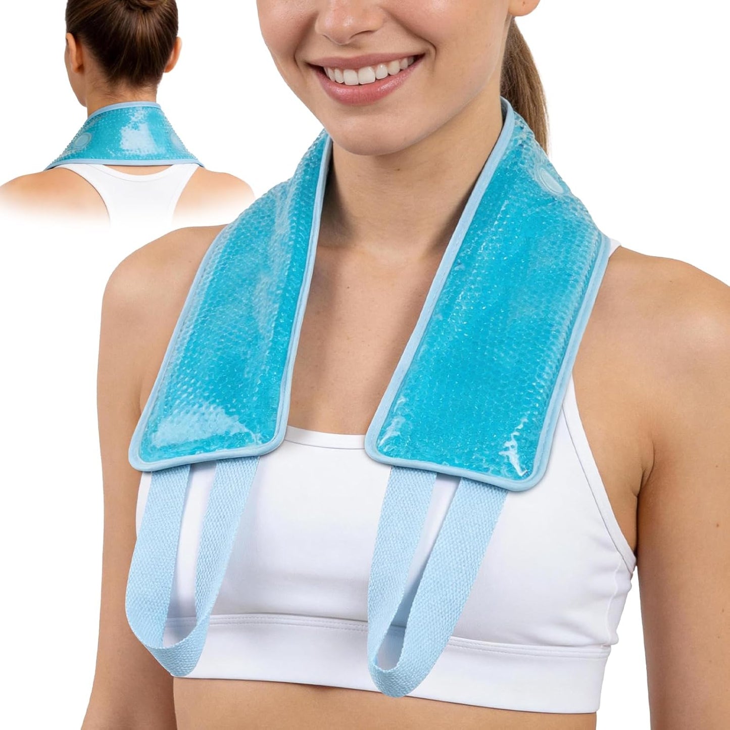 Ice Pack for Neck Pain Relief, FSA Eligible, Blue