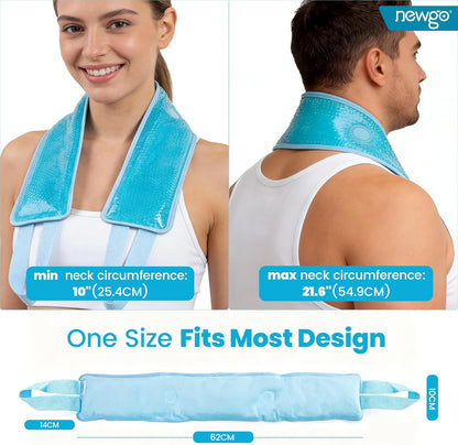 Ice Pack for Neck Pain Relief, FSA Eligible, Blue