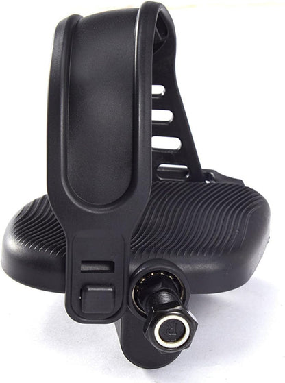 Exercise Bike Pedals with Adjustable Straps Non Slip 1/2-9/16-Inch Spindle Pedal