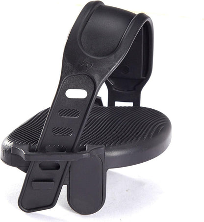 Exercise Bike Pedals with Adjustable Straps Non Slip 1/2-9/16-Inch Spindle Pedal