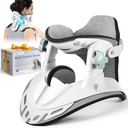 Adjustable Cervical Traction Device Neck Stretcher for Pain Relief
