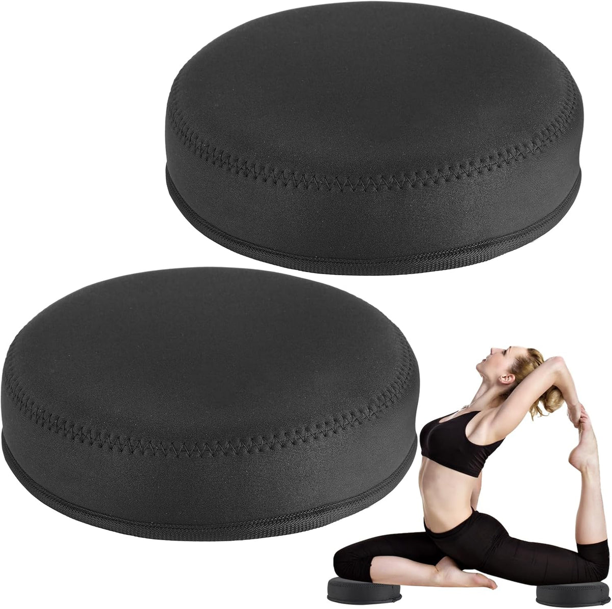 Yoga Knee Pad, 1.57 Inch Thick, Memory Foam and EPE Foam, Waterproof and Non-Slip, for Knees Elbows Wrist Hands Head Yoga Pilates Work Out Kneeling Pad, Exercise Mat 2