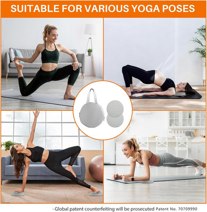 Yoga Knee Pad, 1.57 Inch Thick, Memory Foam and EPE Foam, Waterproof and Non-Slip, for Knees Elbows Wrist Hands Head Yoga Pilates Work Out Kneeling Pad, Exercise Mat 2