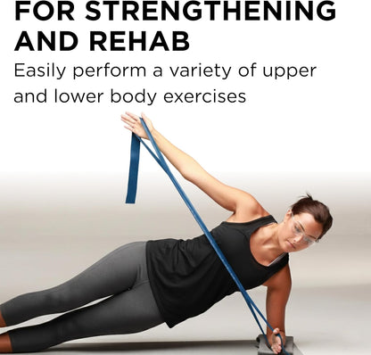 CLX Resistance Band with Loops, Fitness Band for Home Exercise and Workouts