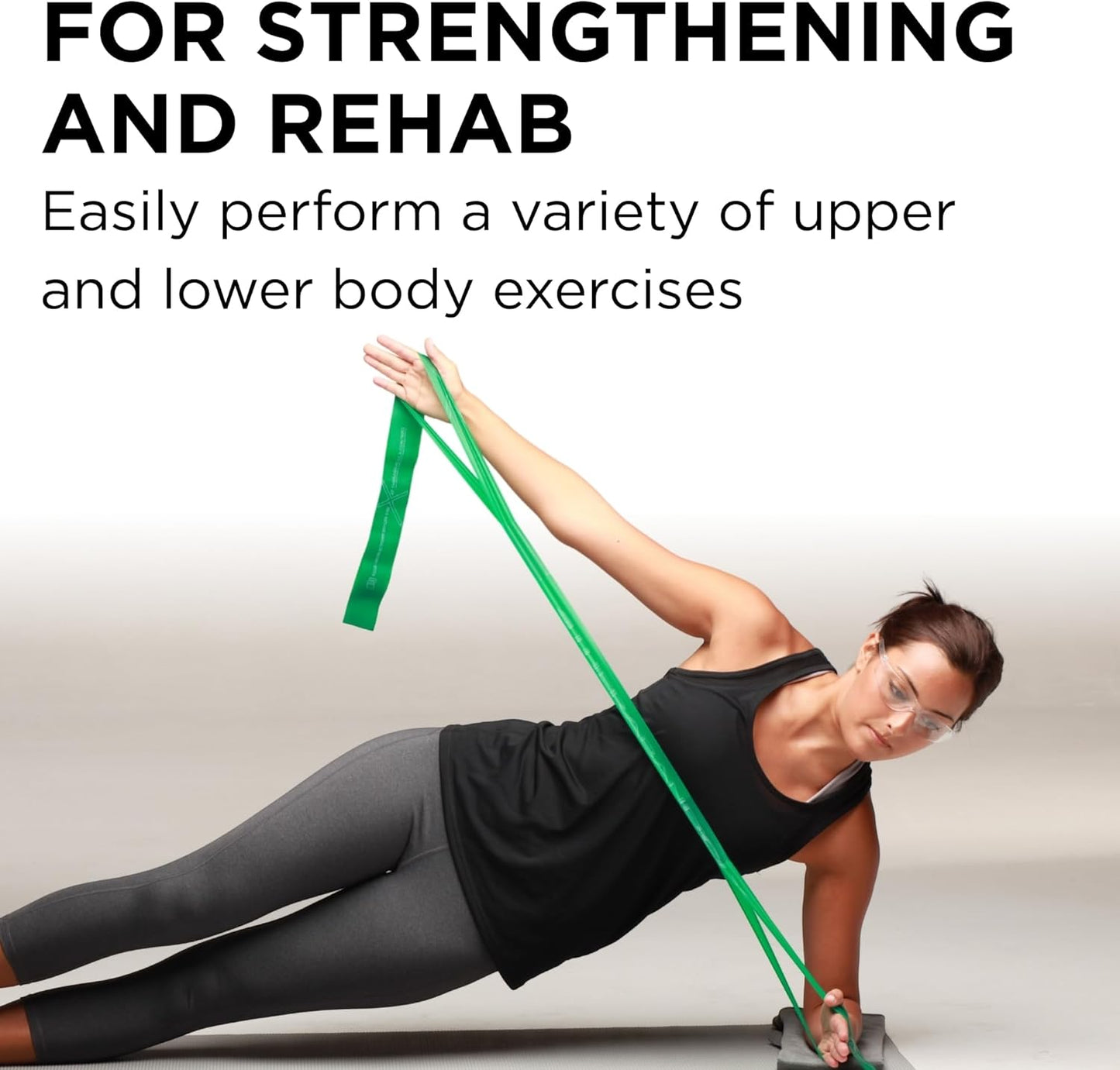 CLX Resistance Band with Loops, Fitness Band for Home Exercise and Workouts