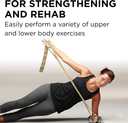 CLX Resistance Band with Loops, Fitness Band for Home Exercise and Workouts