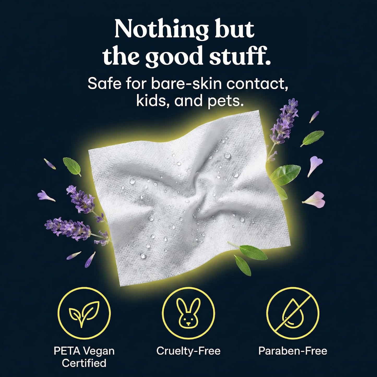 ASUTRA Yoga Mat Cleaning Wipes (Lovely Lavender), 1 Pouch (30 Wipes) - No Slippery Residue, Deep-Cleansing for Fitness Gear & Gym Equipment