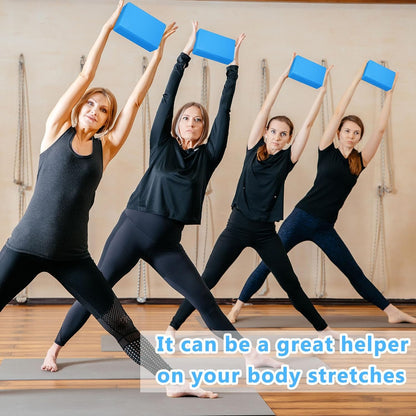 20 Pcs Yoga Blocks Bulk 9''x6''x3'' High Density EVA Foam Blocks for Exercise Pilates Meditation, Lightweight Non-slip Surface, Improve Strength Balance Flexibility