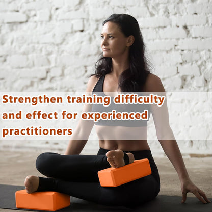 20 Pcs Yoga Blocks Bulk 9''x6''x3'' High Density EVA Foam Blocks for Exercise Pilates Meditation, Lightweight Non-slip Surface, Improve Strength Balance Flexibility