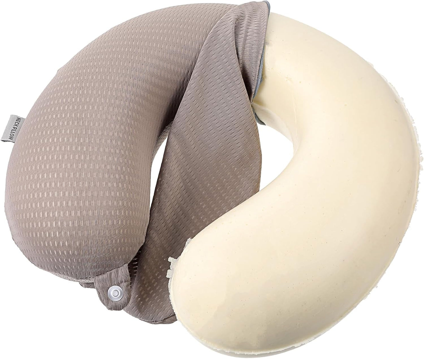 Neck Pillow Replacement Cover Travel U Neck Pillow Case Cover Travel Neck Pillow Cover Pillow, 13.39‘’ U Shaped Neck Pillow Washable Cover, Airplane Pillow Cover (Only Pillow Covers, no Filler)