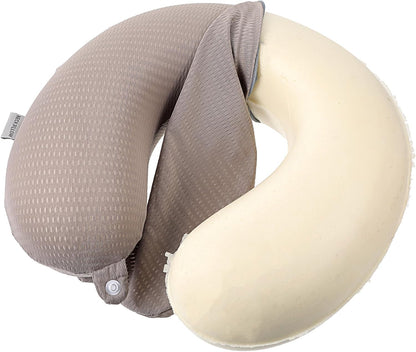 Neck Pillow Replacement Cover Travel U Neck Pillow Case Cover Travel Neck Pillow Cover Pillow, 13.39‘’ U Shaped Neck Pillow Washable Cover, Airplane Pillow Cover (Only Pillow Covers, no Filler)