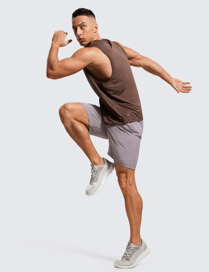 2 in 1 Running Shorts 7" | Lightweight, Quick Dry, Workout, Pockets, for Men