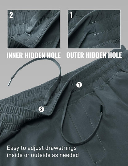 2 in 1 Running Shorts 7" | Lightweight, Quick Dry, Workout, Pockets, for Men