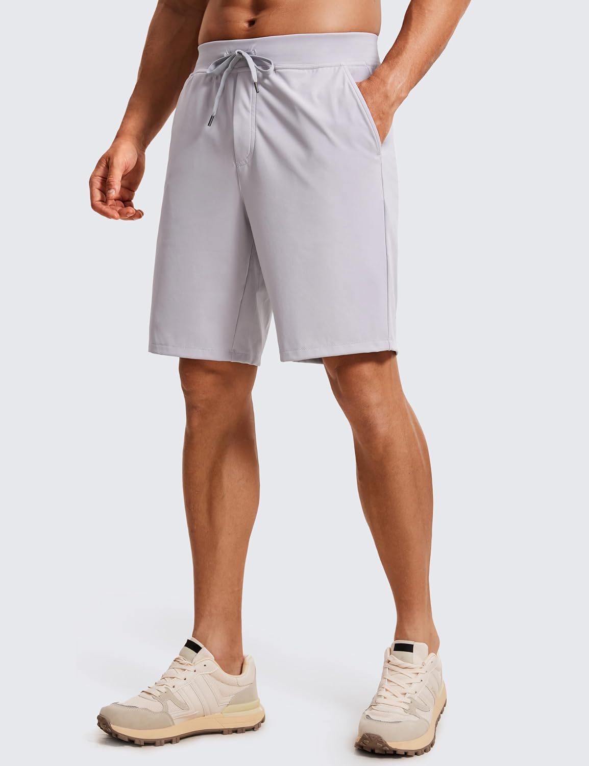 4-Way Stretch Workout Shorts 9" | Wrinkle-Free, Premium Soft, Casual, Pockets, for Men
