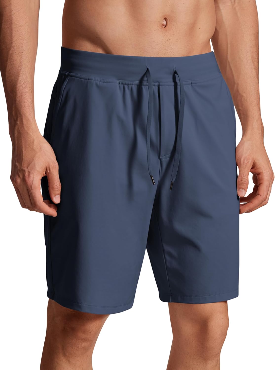 4-Way Stretch Workout Shorts 9" | Wrinkle-Free, Premium Soft, Casual, Pockets, for Men