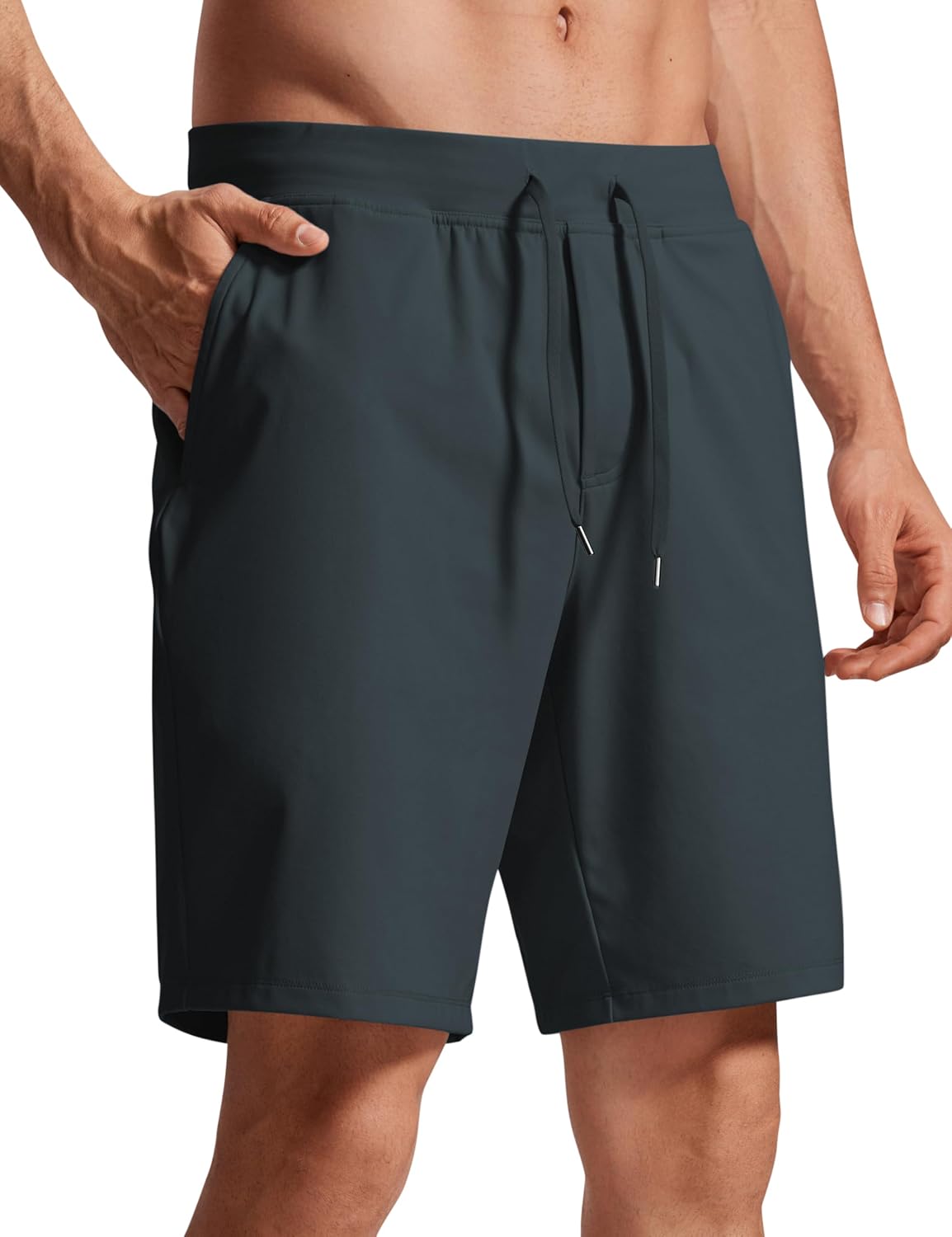 4-Way Stretch Workout Shorts 9" | Wrinkle-Free, Premium Soft, Casual, Pockets, for Men