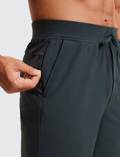 4-Way Stretch Workout Shorts 9" | Wrinkle-Free, Premium Soft, Casual, Pockets, for Men