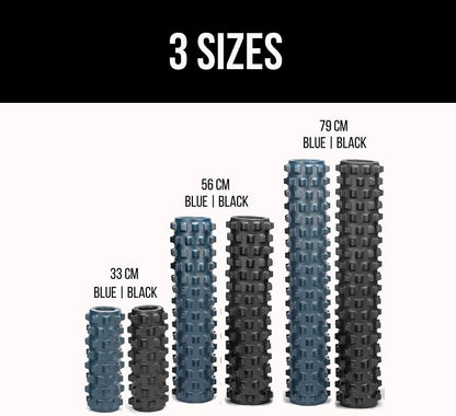 Extra Firm Foam Roller Deep Tissue Massage Roller for Muscle Recovery (12 Inches Compact)