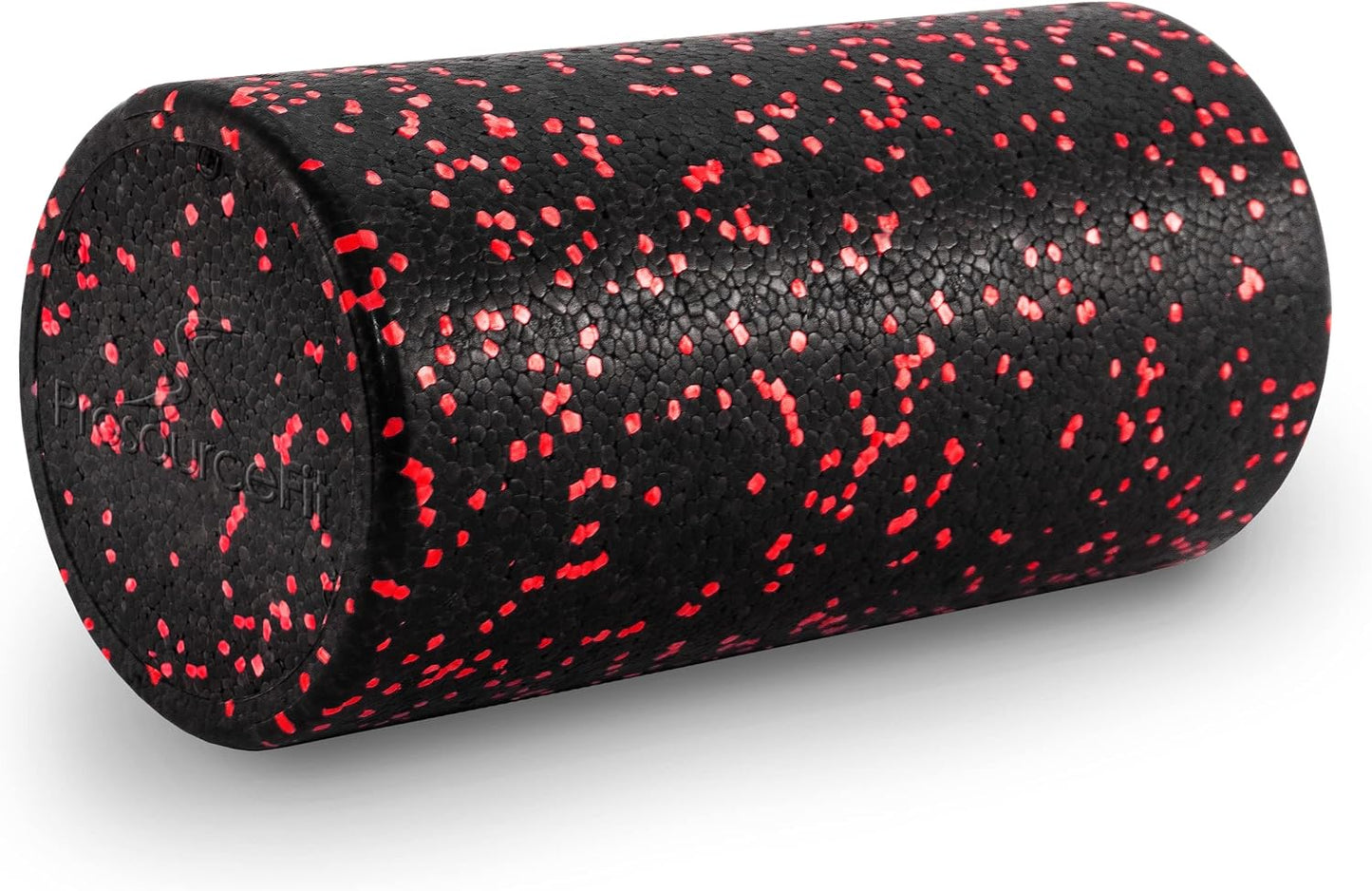High Density Foam Rollers 12 - inches long, Firm Full Body Athletic Massage Tool for Back Stretching, Yoga, Pilates, Post Workout Muscle Recuperation, Black/Blue