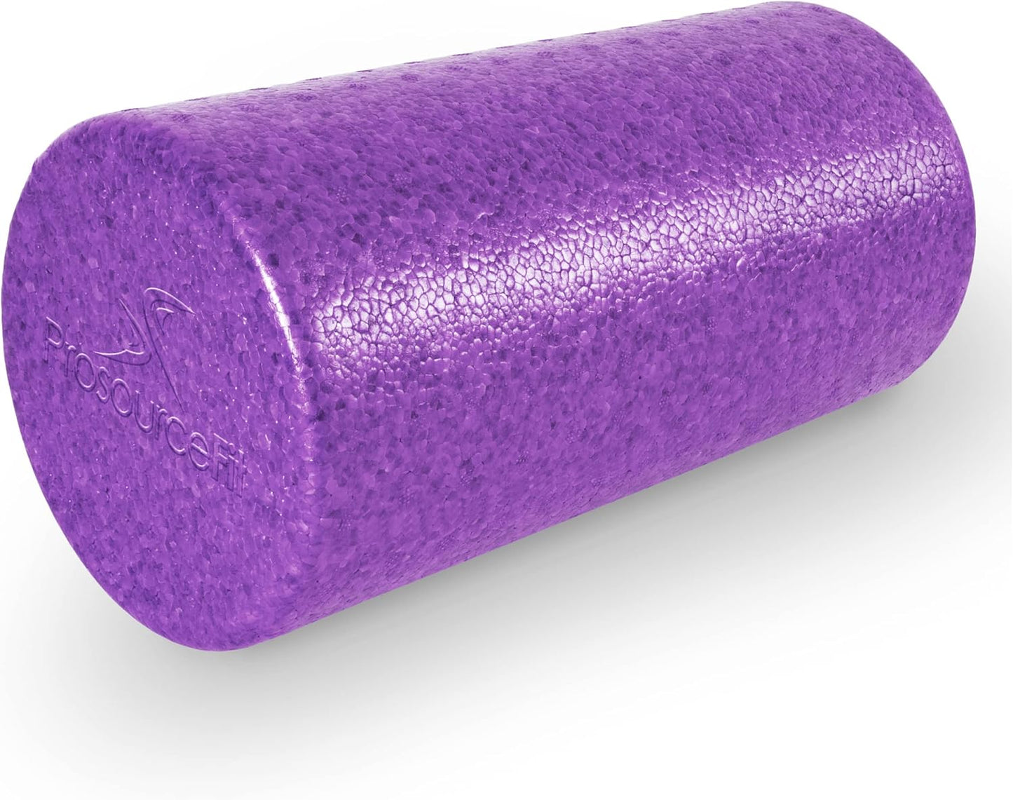 High Density Foam Rollers 12 - inches long, Firm Full Body Athletic Massage Tool for Back Stretching, Yoga, Pilates, Post Workout Muscle Recuperation, Black/Blue