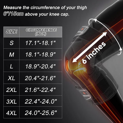 Professional Knee Brace for Knee Pain, Hinged Knee Support with Patented X-Strap Fixing System, Medical for Pain Relief, Arthritis, Meniscus Tear, ACL, PCL, MCL, Runner, Sport