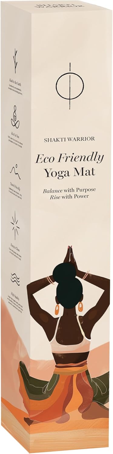 Cork Yoga Mat - Artist Designed, Premium Printed Eco-Friendly Non-Slip mat, Great for Regular & Hot Yoga, Pilates, Workouts 72 inch x 24 inch x 3mm Thick