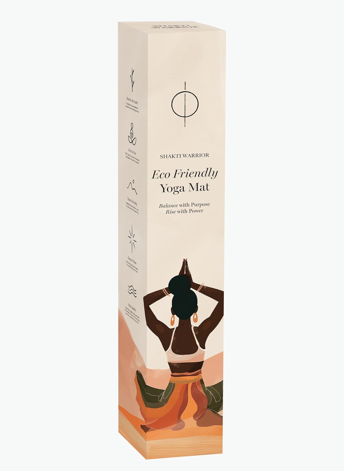 Cork Yoga Mat - Artist Designed, Premium Printed Eco-Friendly Non-Slip mat, Great for Regular & Hot Yoga, Pilates, Workouts 72 inch x 24 inch x 3mm Thick