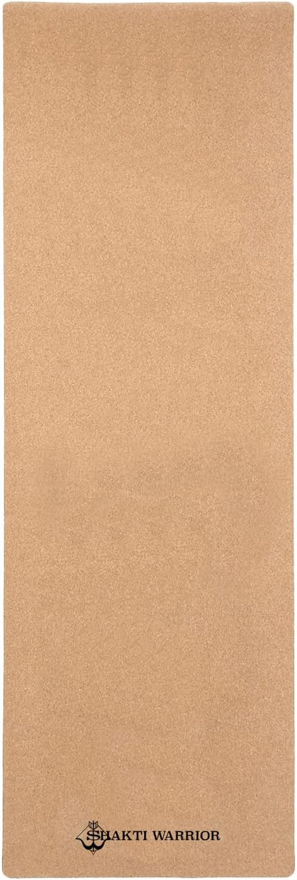 Cork Yoga Mat - Artist Designed, Premium Printed Eco-Friendly Non-Slip mat, Great for Regular & Hot Yoga, Pilates, Workouts 72 inch x 24 inch x 3mm Thick