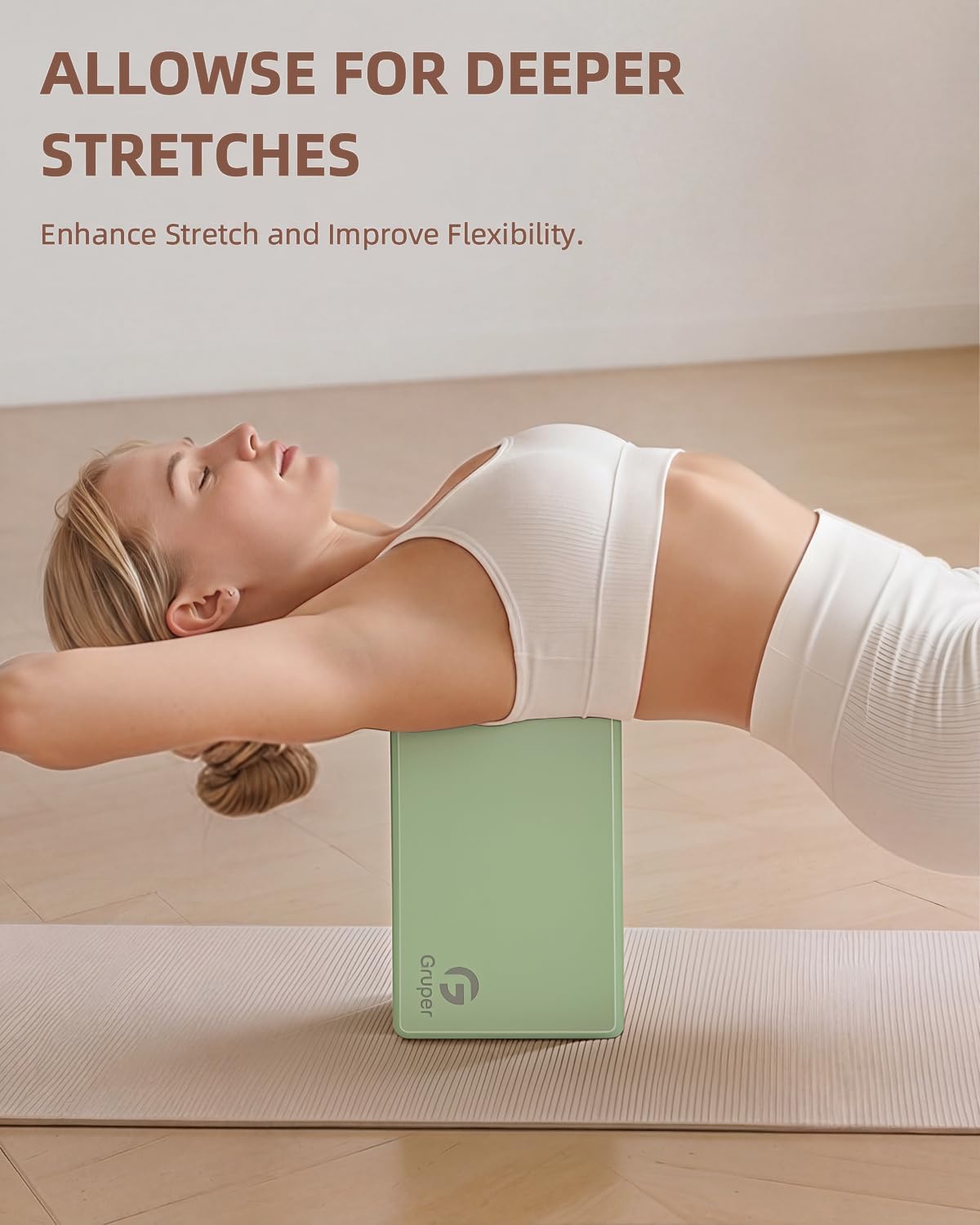 Yoga Blocks 2 Pack, 9"x6"x3" Exercise Blocks High-Density EVA Foam Blocks with Soft Non-Slip Surface, Lightweight Yoga Props for Yoga Pilates Meditation & Stretching