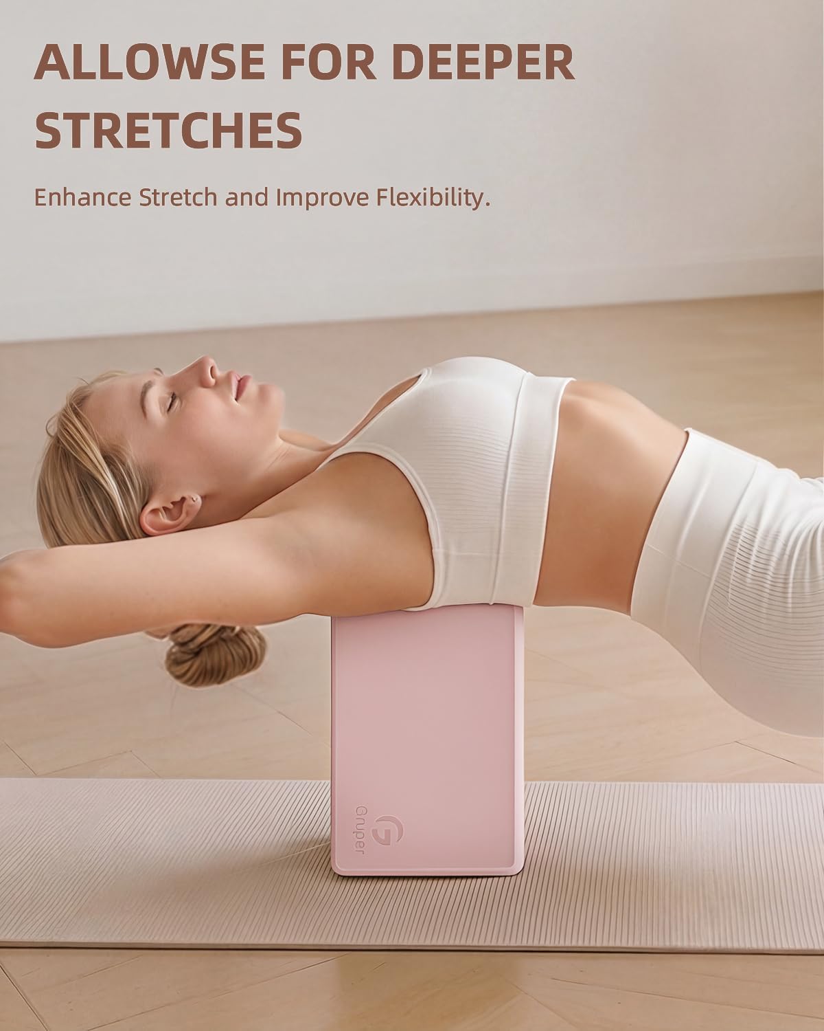 Yoga Blocks 2 Pack, 9"x6"x3" Exercise Blocks High-Density EVA Foam Blocks with Soft Non-Slip Surface, Lightweight Yoga Props for Yoga Pilates Meditation & Stretching