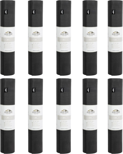 6 or 10 Pack Vista Yoga Mat, 72"x24"x6mm | Dense, Bulk Non Slip Exercise Mats for Workout, Stretching, Fitness - Non Toxic Gym Mats for Home, Schools and Studios