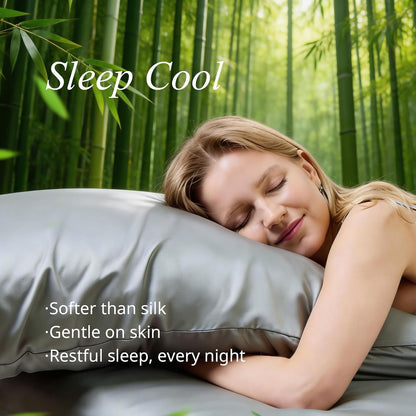 Queen Pillow Cases, Bamboo Viscose, Cooling Pillowcases
