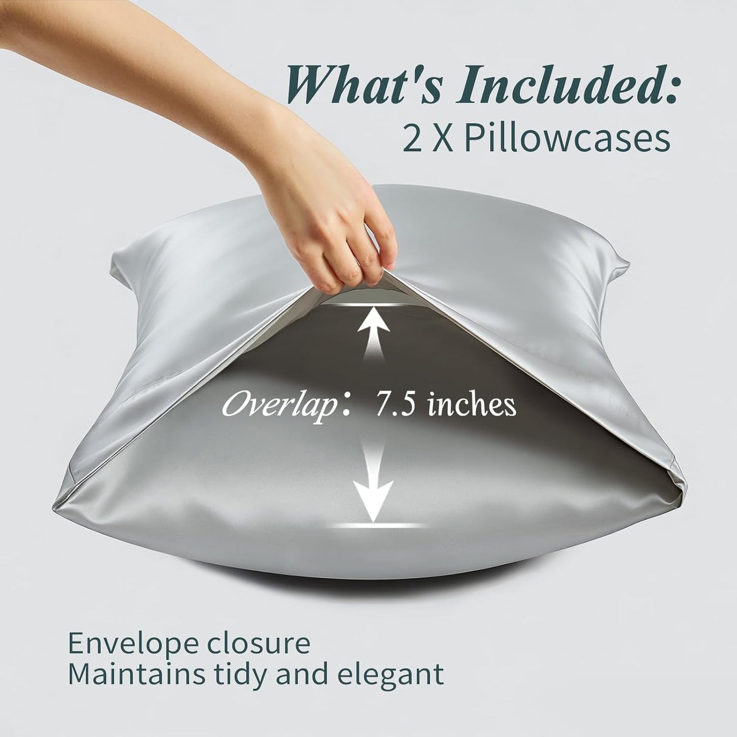 Queen Pillow Cases, Bamboo Viscose, Cooling Pillowcases