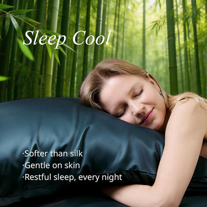 Queen Pillow Cases, Bamboo Viscose, Cooling Pillowcases