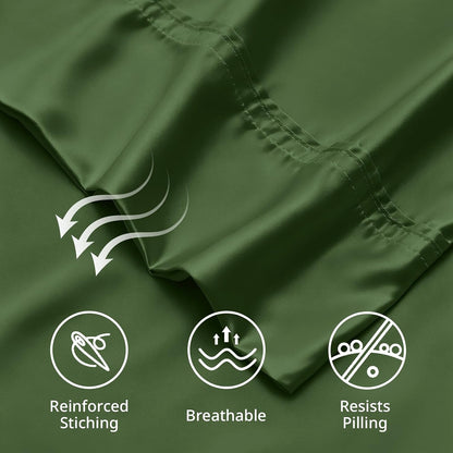 Queen Pillow Cases, Bamboo Viscose, Cooling Pillowcases