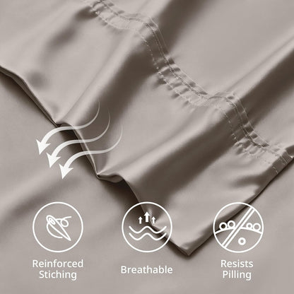 Queen Pillow Cases, Bamboo Viscose, Cooling Pillowcases