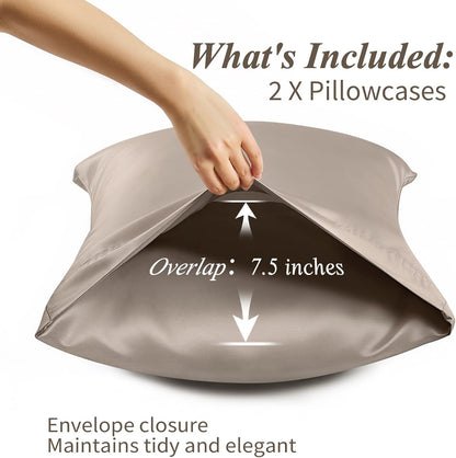 Queen Pillow Cases, Bamboo Viscose, Cooling Pillowcases