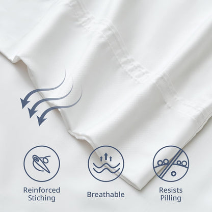 Queen Pillow Cases, Bamboo Viscose, Cooling Pillowcases