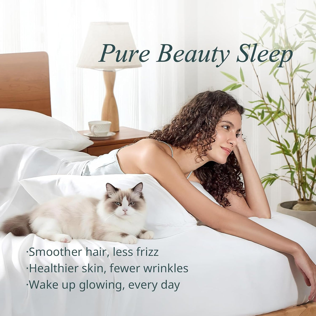 Queen Pillow Cases, Bamboo Viscose, Cooling Pillowcases