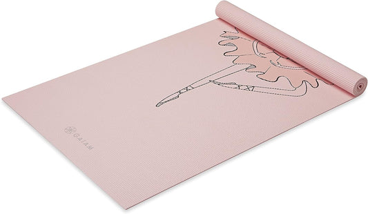 Kids Yoga Mat Exercise Mat, Yoga for Kids with Fun Prints - Playtime for Babies, Active & Calm Toddlers and Young Children
