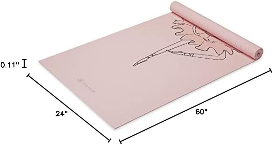 Kids Yoga Mat Exercise Mat, Yoga for Kids with Fun Prints - Playtime for Babies, Active & Calm Toddlers and Young Children