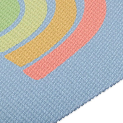 Kids Yoga Mat Exercise Mat, Yoga for Kids with Fun Prints - Playtime for Babies, Active & Calm Toddlers and Young Children