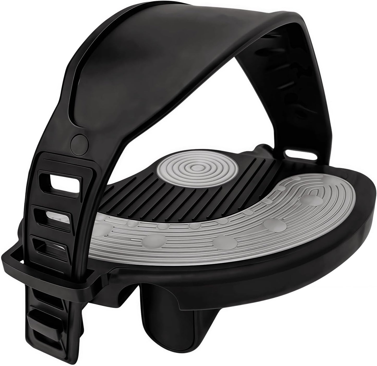 Pro-Grade Exercise Bike Pedals with Adjustable Straps - 9/16" & 1/2" Spindle for Indoor Peloton/Schwinn/Spin Bikes | Heavy-Duty PP Plastic & PVC Straps + 500lb Capacity