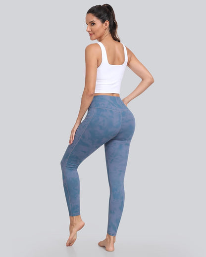 Leggings with Pockets for Women, High Waisted Tummy Control Workout Yoga Pants
