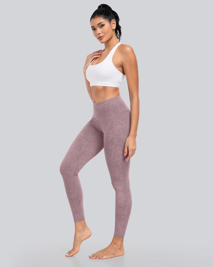 Leggings with Pockets for Women, High Waisted Tummy Control Workout Yoga Pants