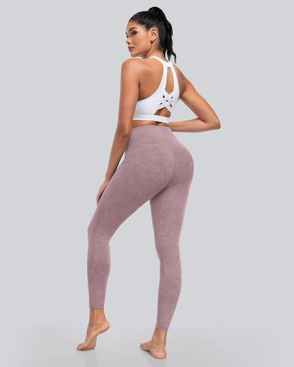 Leggings with Pockets for Women, High Waisted Tummy Control Workout Yoga Pants